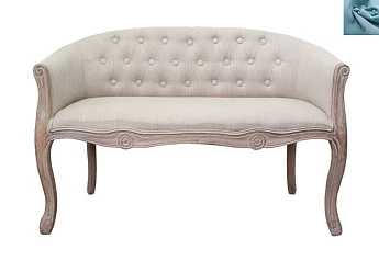 Дизайнерский двухместный диван Kandy Double Mocca цвет голубой в интернет-магазине в Санкт-Петербурге