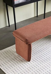 БАНКЕТКА HUBSCH, ПОЛИЭСТЕР, ОРАНЖЕВЫЙ в интернет-магазине в Санкт-Петербурге