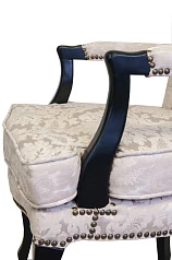 купить красивое Мягкое полукресло с подлокотниками Anver Beige and Black в интернет-магазине в Санкт-Петербурге