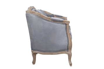 стильный Прямой диван для гостиниц Darcy 3 серый на заказ в Санкт-Петербурге