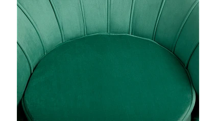Кресло с пуфом ракушка Pearl Green V2 в Санкт-Петербурге
