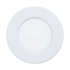 99206 Светодиодный встраиваемый светильник FUEVA 5, 2,7W (LED), ?86, ET26, IP44, 360lm, 4000K, сталь, бел в интерьере в Санкт-Петербурге