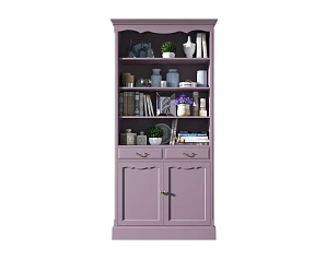 купить красивый Книжный шкаф "Leontina Lavanda" арт ST9330L в Санкт-Петербурге