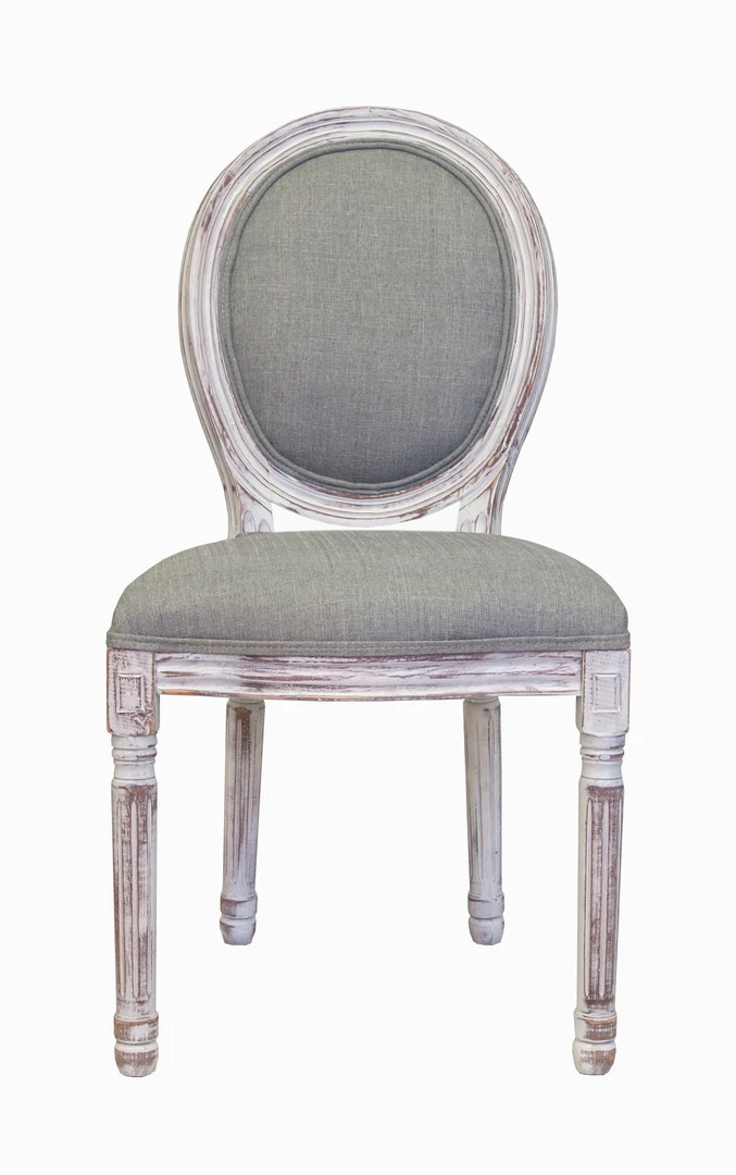 красивый Дизайнерский обеденный стул модерн Volker Old Grey на заказ в Санкт-Петербурге