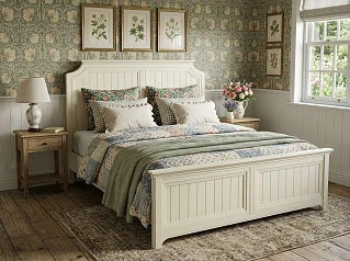 купить Бежевая кровать "Оливия (Olivia)" 180х200 арт GA3001/18C в интернет-магазине в Санкт-Петербурге