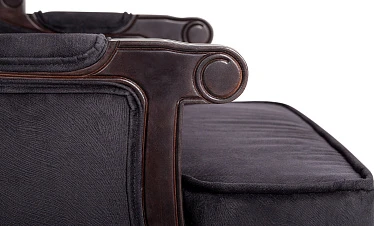 Двухместный дизайнерский диван Brody Double Black в интернет-магазине в Санкт-Петербурге