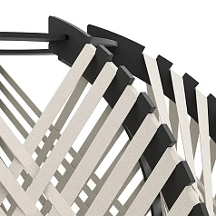 купить красивые 44009 Торшер WAVERTON, 1х40W (E27), H1430, ?400, сталь черный / текстиль, дерево, белый, черный в интернет-магазине в Санкт-Петербурге