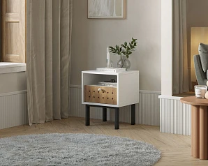 Тумбочка с ящиком KOTO арт KT01 Белый в интернет-магазине в Санкт-Петербурге