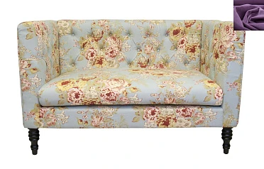 стильный Диван Rose в современном стиле фиолетовый в Санкт-Петербурге