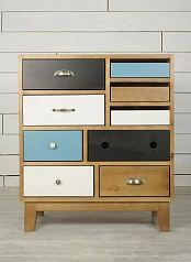 фото Комод «Aquarelle Birch» 9 ящиков арт RE-18ETG/4 в интерьере в Санкт-Петербурге