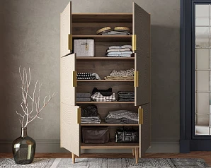 красивые Большой комод с шестью дверками "Line" R20/beige в Санкт-Петербурге