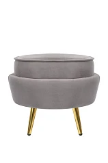 красивые Пуф Pearl Adorn Grey в интернет-магазине в Санкт-Петербурге