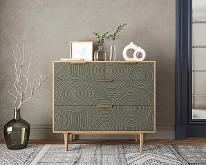 заказать Комод с четыремя ящиками "Line" R22/browngrey в интернет-магазине в Санкт-Петербурге