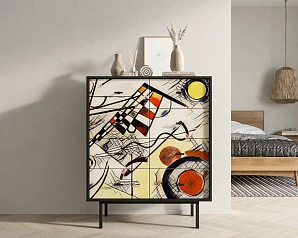 красивые Комод на восемь ящиков "Emerson" by Kandinsky арт EM20/Print_01 в Санкт-Петербурге