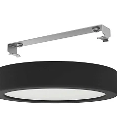 красивые 900637 Накладной светильник FUEVA 5, 11W (LED), 3000K, IP44, ?160, сталь, черный / пластик, белый в интернет-магазине в Санкт-Петербурге