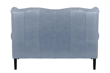 фото Кожаный дизайнерский диван Royal Sofa Grey в интерьере в Санкт-Петербурге