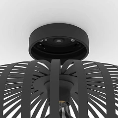 заказать 900721 Потолочный светильник MOGANO 3, 1X40W (E27), H180, ?430, сталь, черный в Санкт-Петербурге