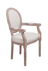 Мягкий стул с подлокотниками Volker Arm Beige V2 в Санкт-Петербурге