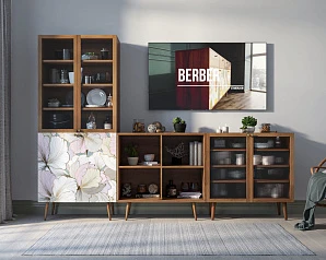 красивый Буфет "Berber" с дверками малый принт 31 арт BB37/Print_31 в интернет-магазине в Санкт-Петербурге