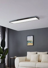 купить 900821 Потолочный светильник  SALOBRENA 1, 33W (LED), 4000K, 4700lm, L1200, B300, H50, алюминий, сталь, черный / пластик, белый в Санкт-Петербурге