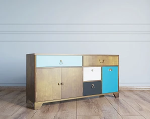 купить стильные Комод большой под TV «Aquarelle»  арт RE-41 в интернет-магазине в Санкт-Петербурге