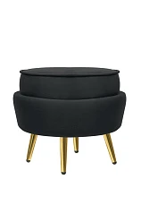 красивые Пуф Pearl Adorn Black в Санкт-Петербурге