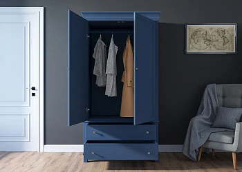 Шкаф двухстворчатый в стиле Кантри