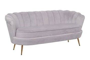 Дизайнерский диван для гостиниц Pearl Triple Grey на заказ в Санкт-Петербурге