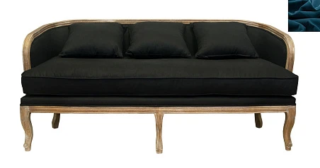 красивый Диван ретро синий Nora в Санкт-Петербурге