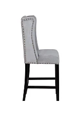 Дизайнерский полубарный стул Skipton Average Grey Velvet в интернет-магазине в Санкт-Петербурге