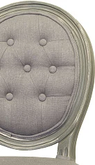 купить красивый Дизайнерский обеденный стул модерн Volker Button Grey в Санкт-Петербурге
