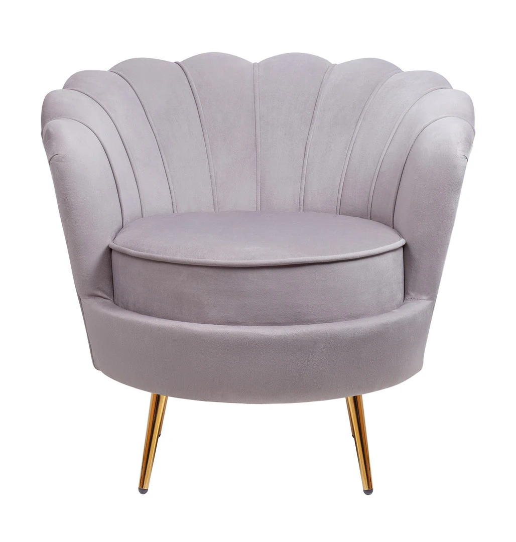 заказать стильное Низкое кресло ракушка Pearl Grey в Санкт-Петербурге