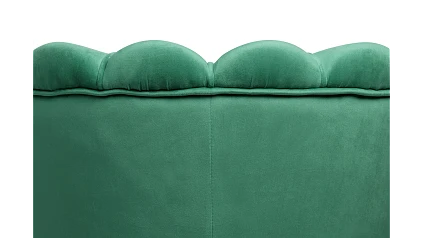 Кресло с пуфом ракушка Pearl Green V2 в Санкт-Петербурге