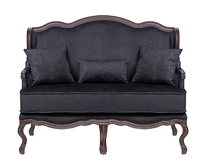 купить красивые Двухместный дизайнерский диван Brody Double Black в интернет-магазине в Санкт-Петербурге