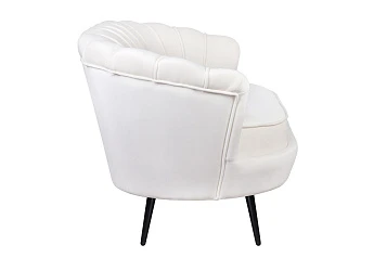 Диван ракушка Pearl Double Beige на черных ножках в Санкт-Петербурге