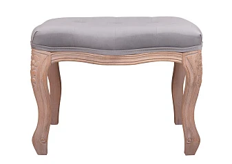 Банкетка Kina Velvet Gray в интерьере в Санкт-Петербурге