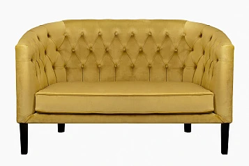 купить красивый Дизайнерский двухместный диван Harry Gold в интернет-магазине в Санкт-Петербурге