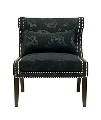 заказать Мягкое полукресло с подлокотниками Suza Black в Санкт-Петербурге