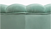 купить Низкое кресло ракушка Pearl Green на черных ножках в Санкт-Петербурге