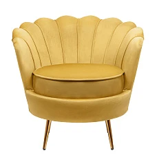 Низкое кресло ракушка Pearl Yellow в интернет-магазине в Санкт-Петербурге