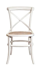 Стул Cross Back White Ver.2 в интерьере в Санкт-Петербурге