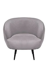 Мягкое кресло Benee Grey на черных ножках в Санкт-Петербурге