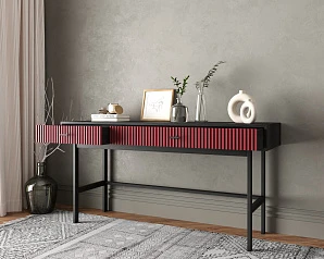 заказать стильные Консоль с двумя ящиками "Emerson" арт EM22/red/L в Санкт-Петербурге