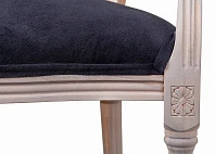 купить Мягкий стул с подлокотниками Delo Arm Black Velvet в интернет-магазине в Санкт-Петербурге