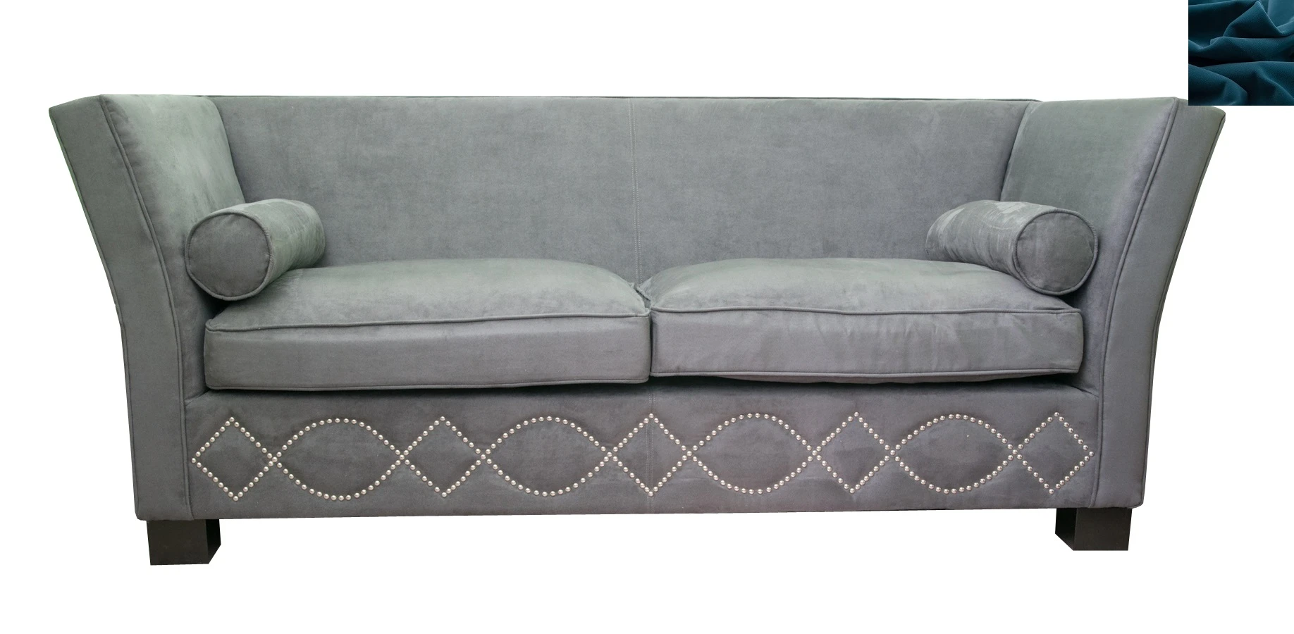 фото Диван арт-деко Volte Blue цвет синий в Санкт-Петербурге