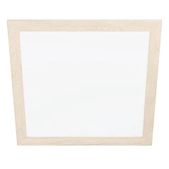 99472 Потолочный светильник PIGLIONASS, LED 32W, 4700lm, L645, B645, H55, сталь/пластик/дерево, белы в интерьере в Санкт-Петербурге