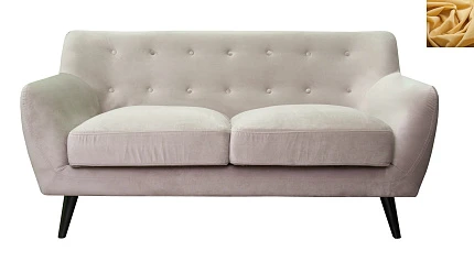 купить Диван с мягкими подлокотниками Albert 4 цвет желтый в интернет-магазине в Санкт-Петербурге