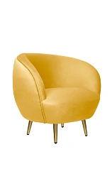 купить стильное Мягкое кресло для гостиниц Small Benee Yellow в Санкт-Петербурге