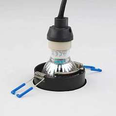 купить 900453 Встраиваемый светильник CAROSSO, 35W (GU10), ?93, алюминий, черный, белый в интернет-магазине в Санкт-Петербурге