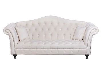 Диван с высокой спинкой Calee Beige в интерьере в Санкт-Петербурге